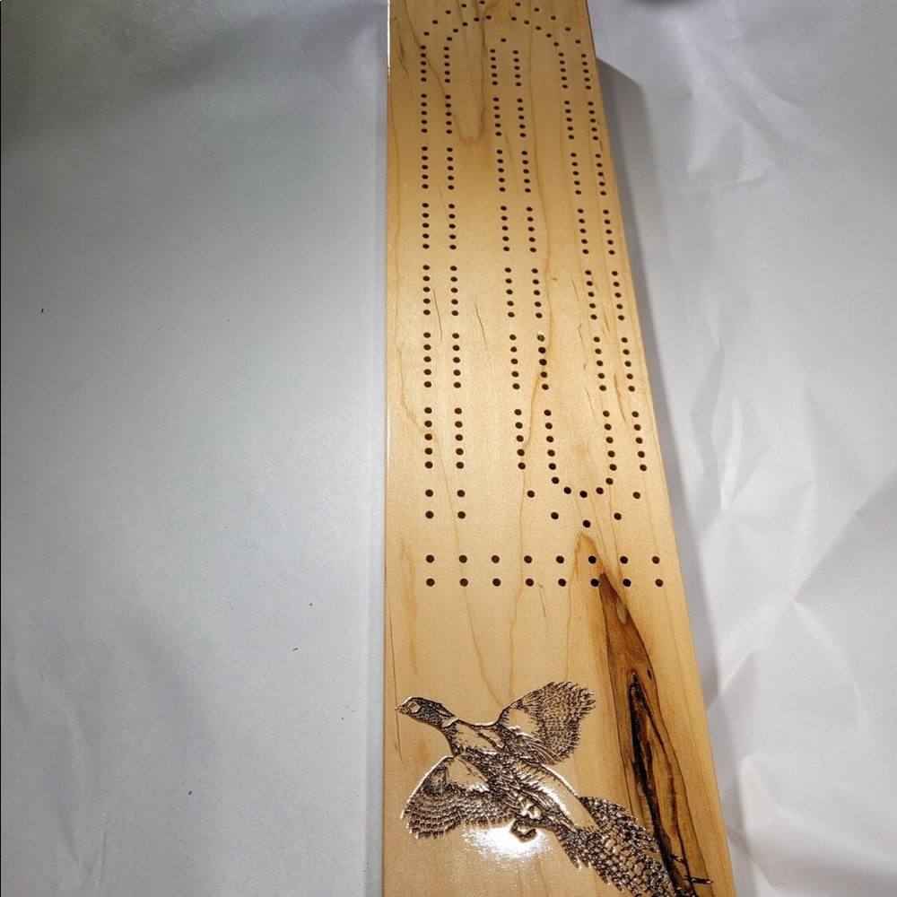 Handcrafted in Maine Cribbage Board